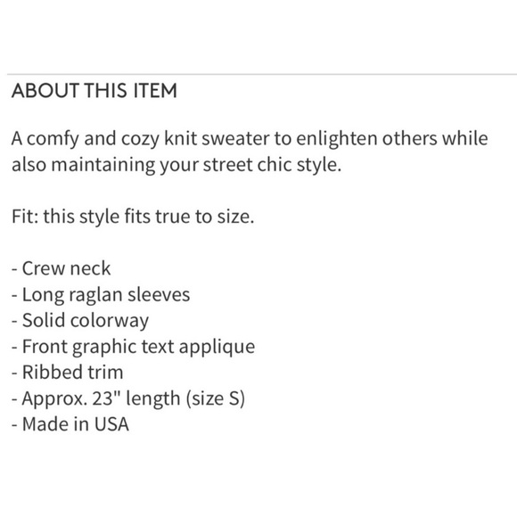 NWT Wildfox Get Lost And Find Yourself Sweatshirt L - Picture 11 of 12